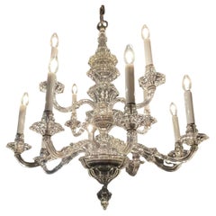 Antique Rare Large Crystal Chandelier by J. & L. Lobmeyr, Vienna, Late 19th Century