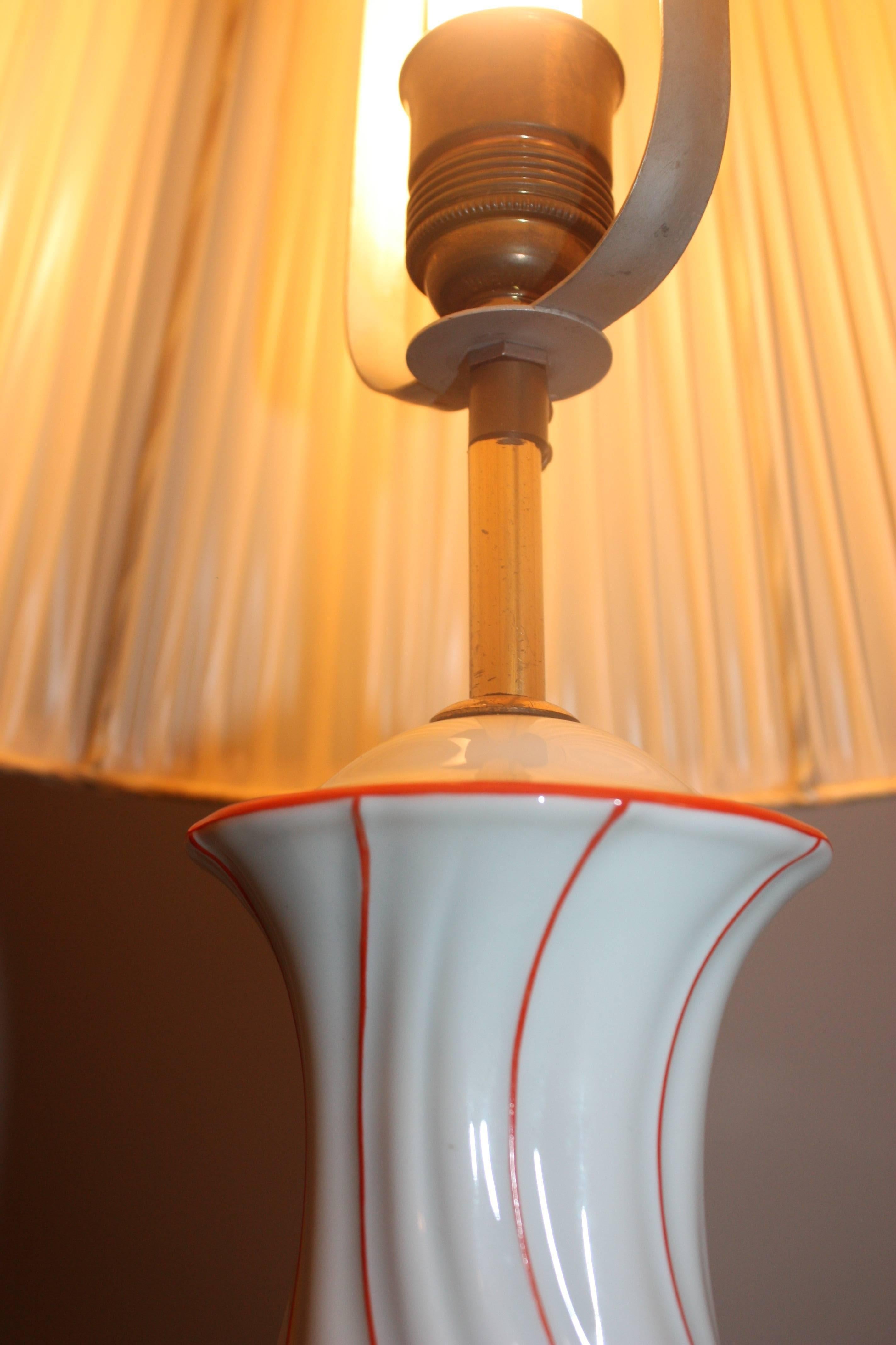 Mid-Century Modern Rosenthal Porcelain Table Lamp, circa 1957