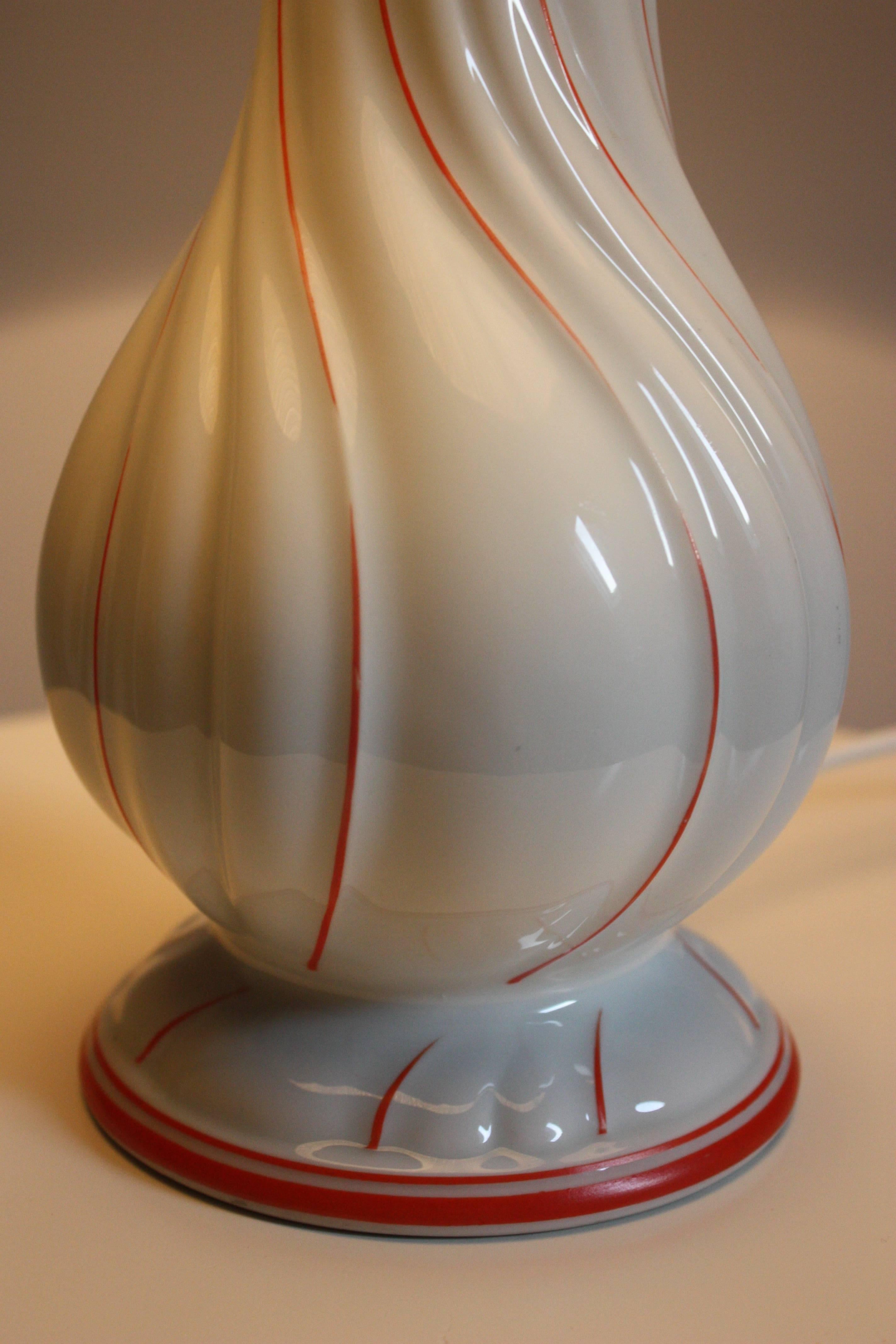 Rosenthal Porcelain Table Lamp, circa 1957 1