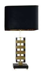 Pair of Marble and Brass Table Lamps