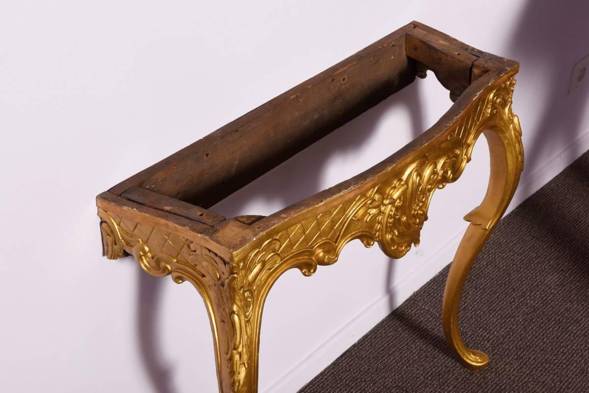 Rococo Pair of Late 18th Century Console Tables