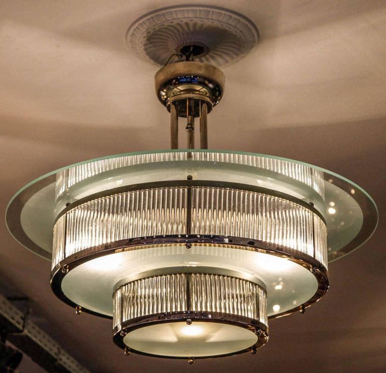 Art Deco Chandelier For Sale at 1stDibs