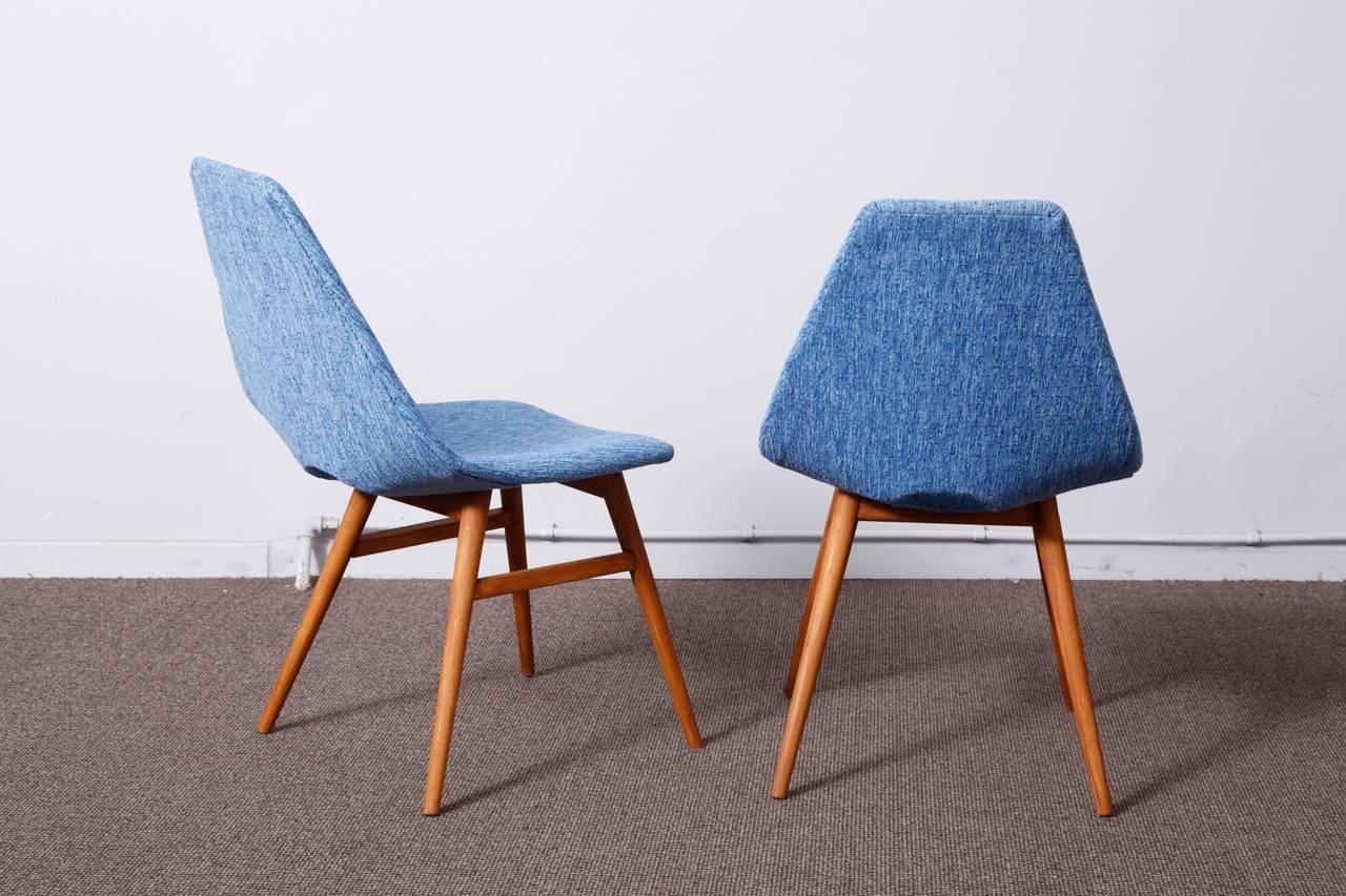 Mid-Century Modern Pair of Erika Chairs by Judit Burian