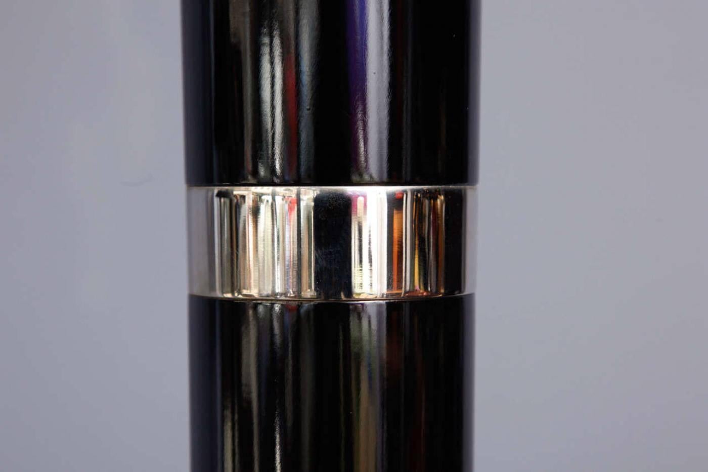 Lacquered Art Deco Torchiere For Sale