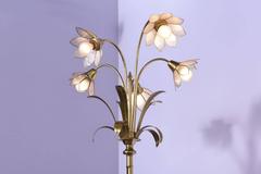 French Origin Brass Floor Lamps