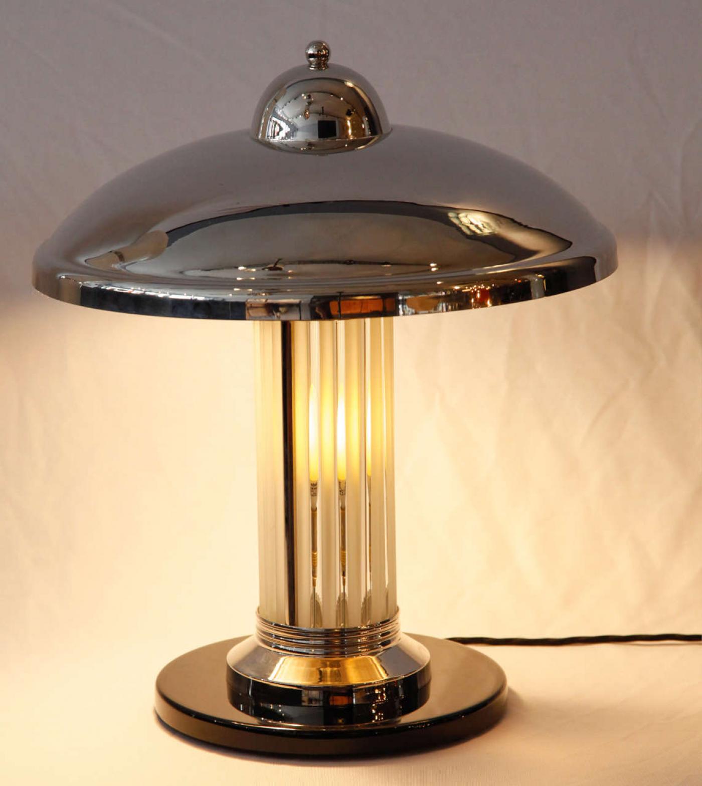 art deco table lights