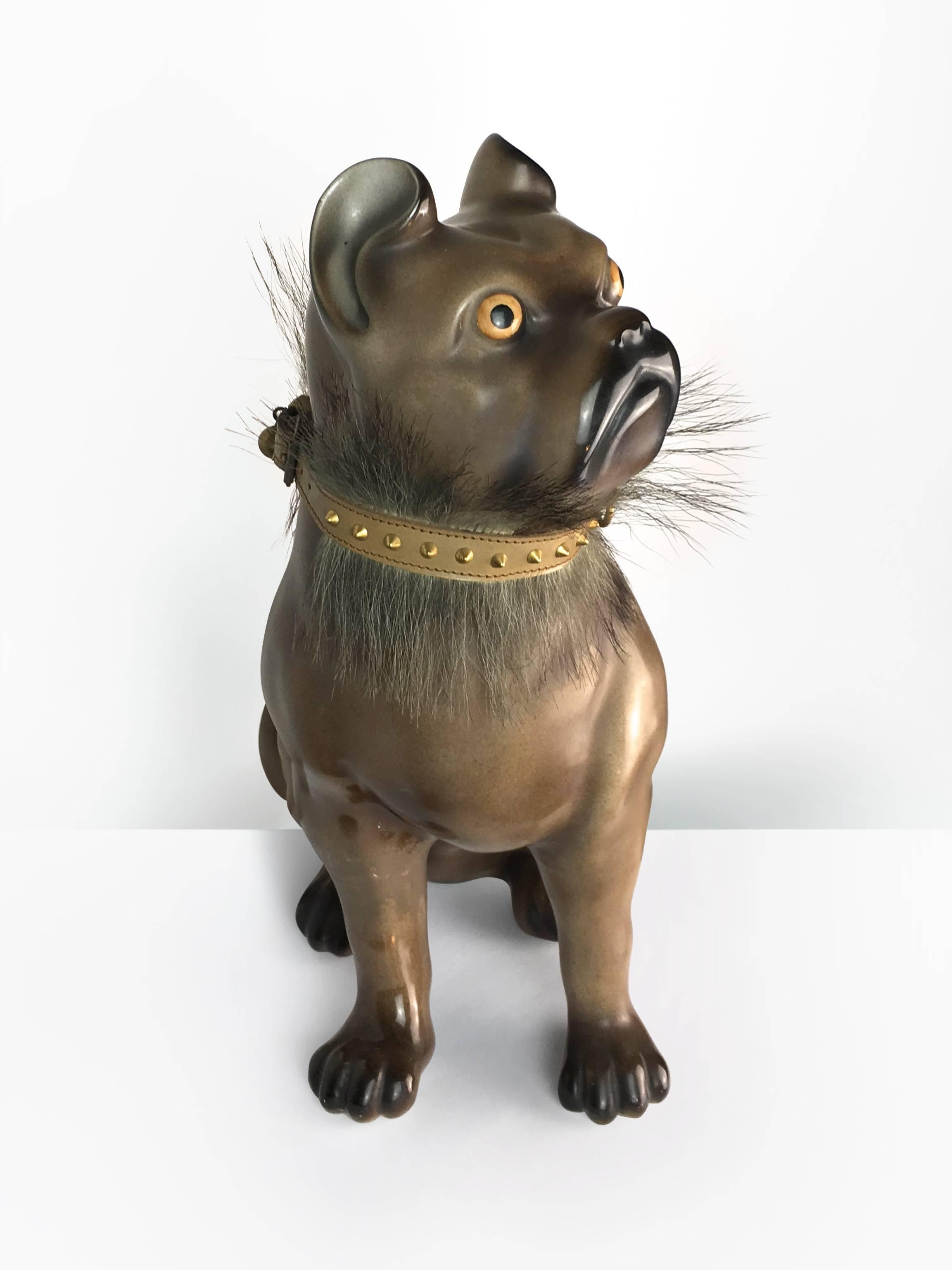 Mid-Century Modern Rare Carlino Pug Dog by Fornasetti