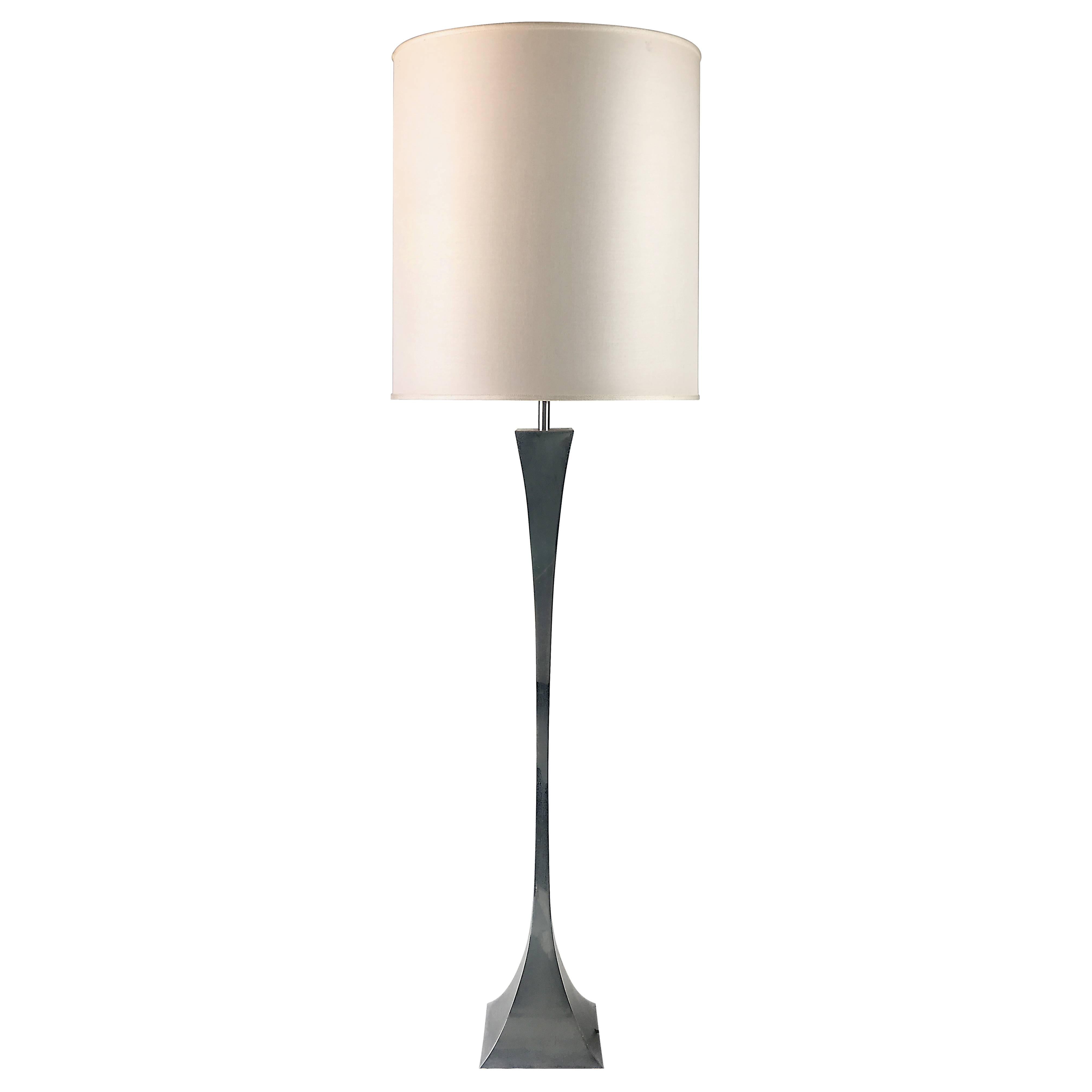 Chromed Floor Lamp by Montagna Grillo and A. Tonello