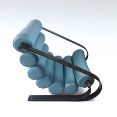 Two Original Balestra Lounge Armchairs by Marzio Cecchi