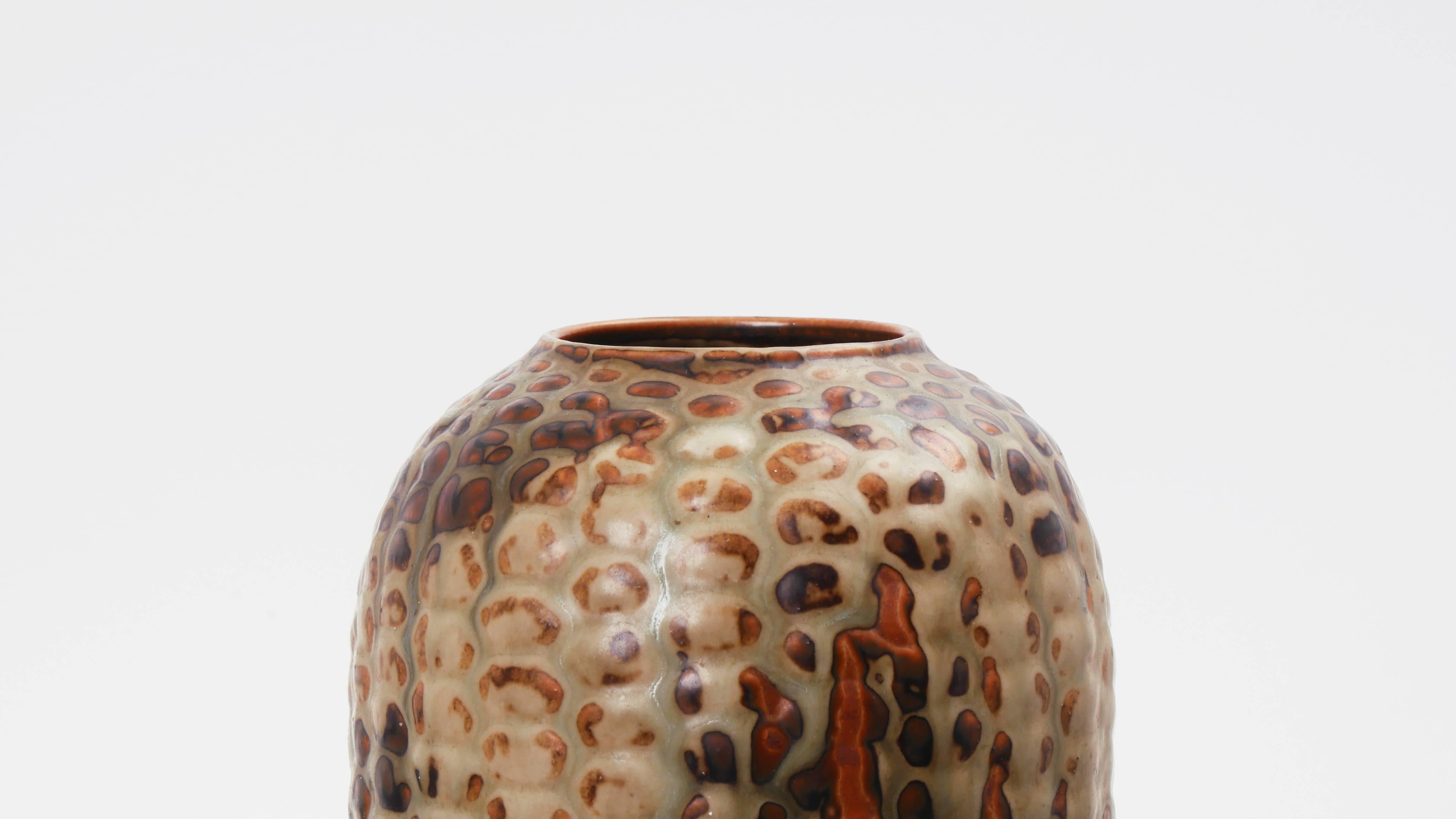 Scandinavian Modern AXEL SALTO Budding Vase in Glazed Ceramic