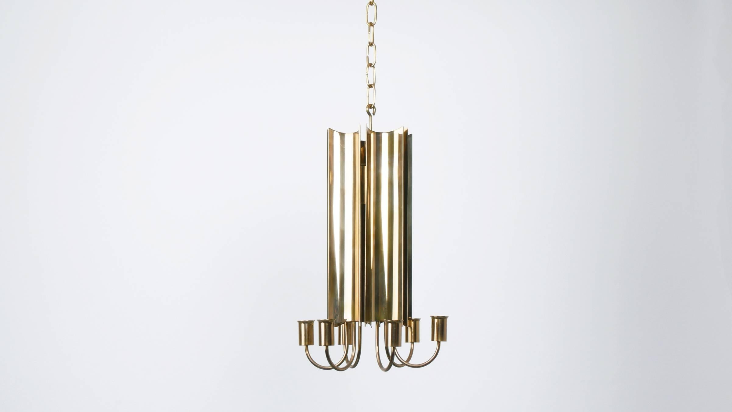 Pierre Forsell Reflex hanging/table candleholder with six lights. This candleholder can also be hung.
