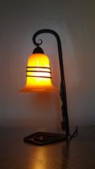 French Art Deco Table Lamp by Loetz, 1920s