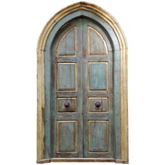 Antique Monumental Mediterranean Large Size Door, France 