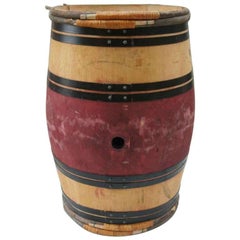 Vintage Bordeaux Castle Wine Barrels Tables