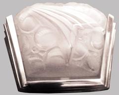 French Art Deco  Bronze Sconces Appliques Signed by Mouynet Schneider, 1920