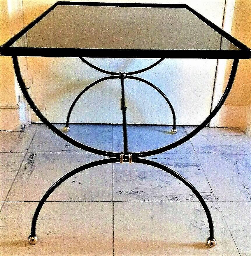 20th Century Two Mid-Century Modern French Coffee Center Tables by Maison Jansen, 1950s