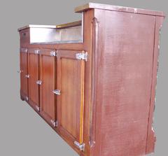 Baroque Revival Bar Ceramic Counter, by Alain Girel, France