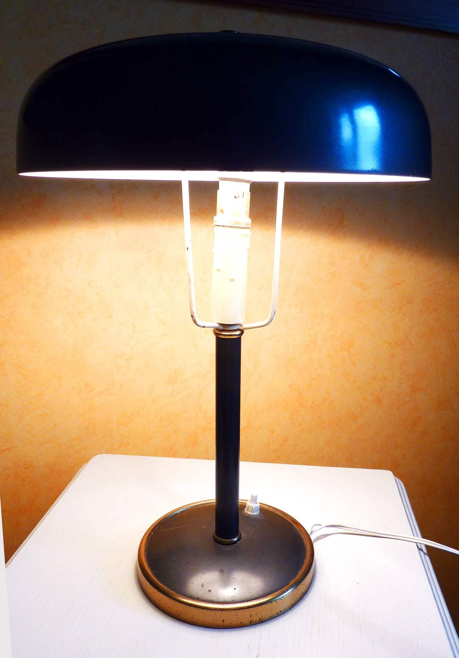 Mid-20th Century Mid-Century Modern Metal Desk Lamp, France, 1950s