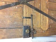 Impressive Massive Wood Antique French Castle Door