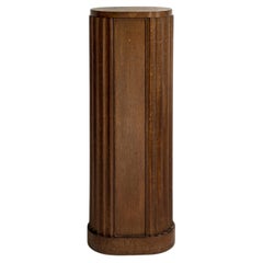 Colonna in stile Art Nouveau austriaco molto elegante, in rovere