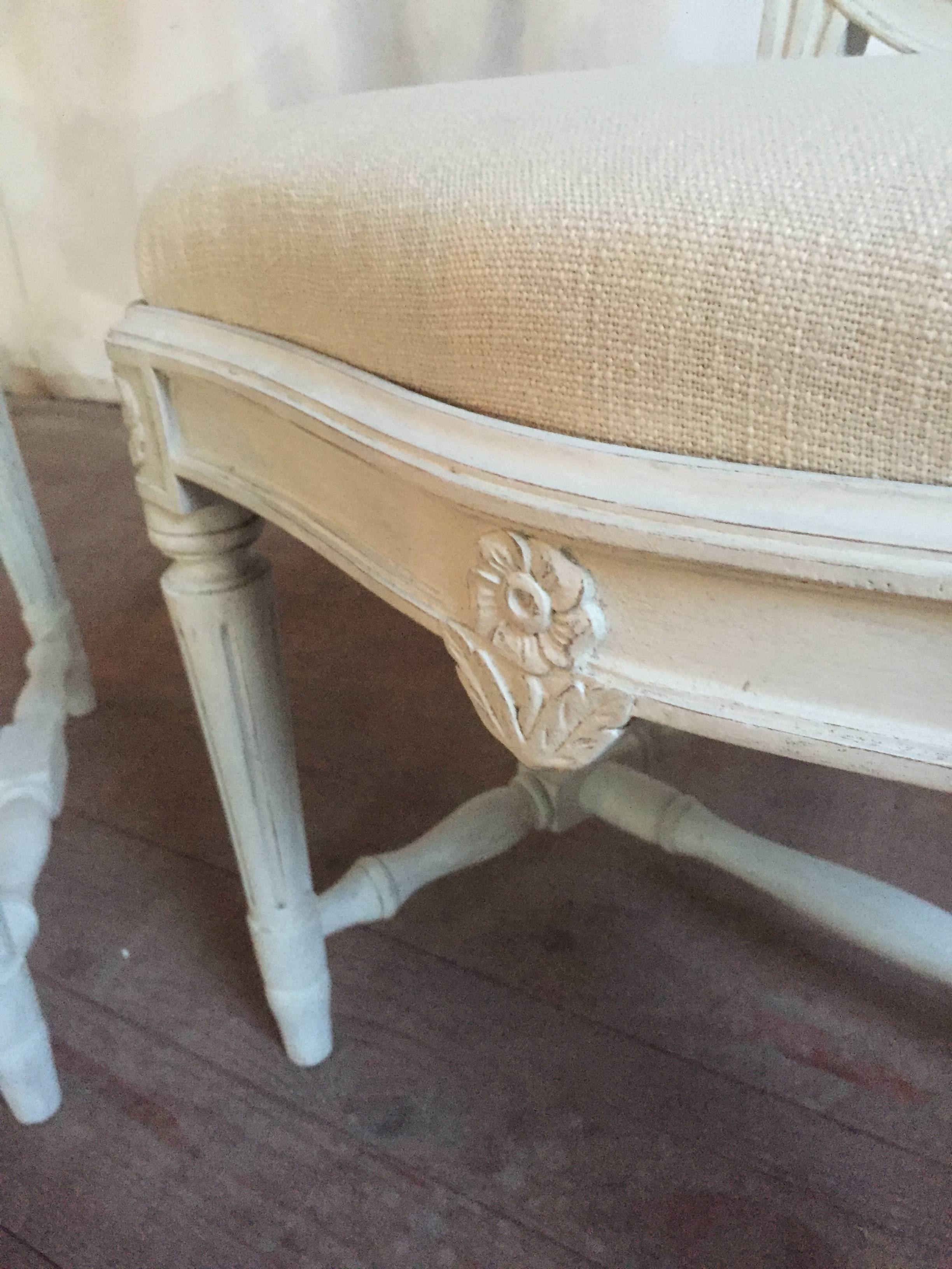 Pair of Antique Gustavian Style Side Chairs 2