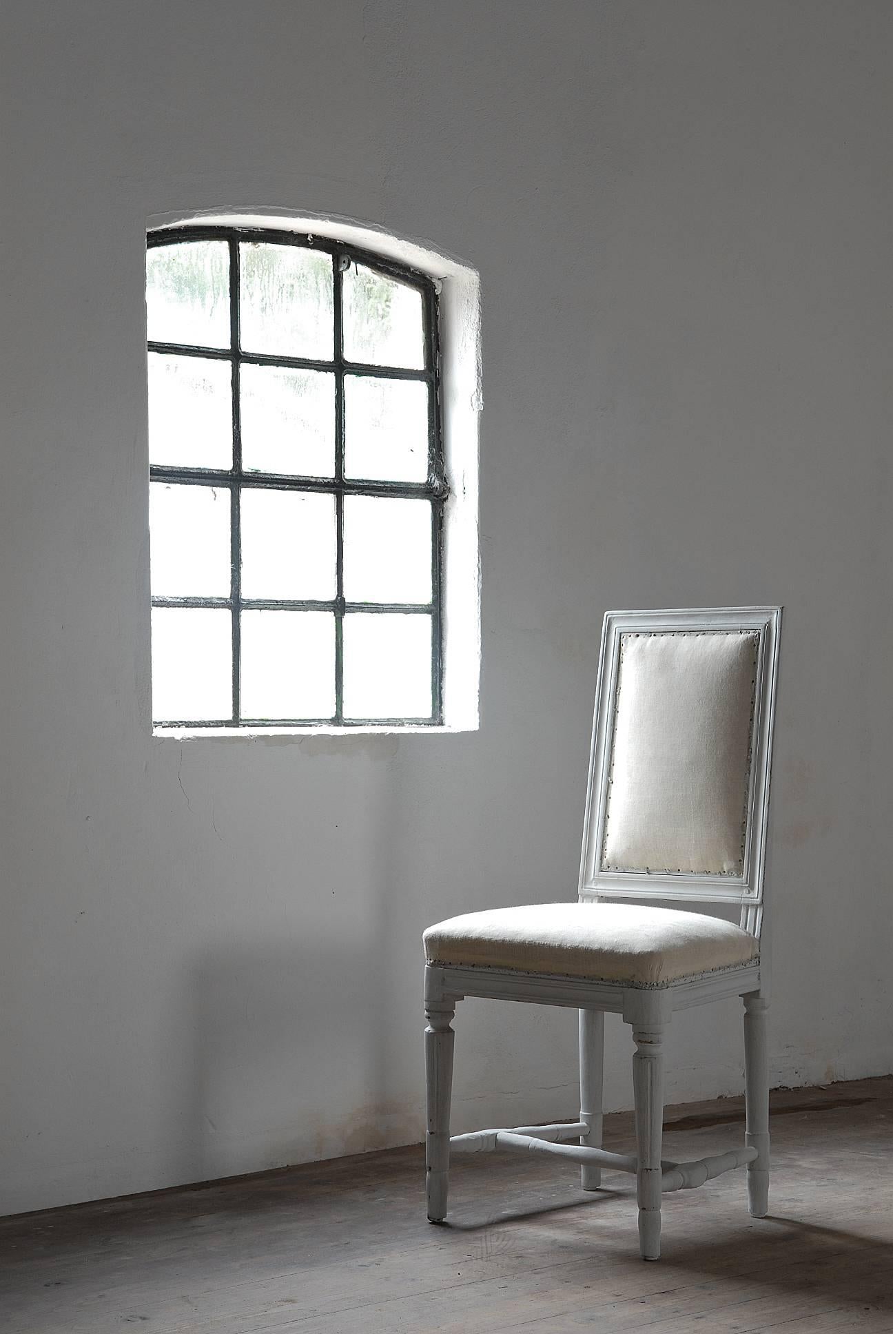 Swedish Set of Four Period Gustavian Dining Chairs