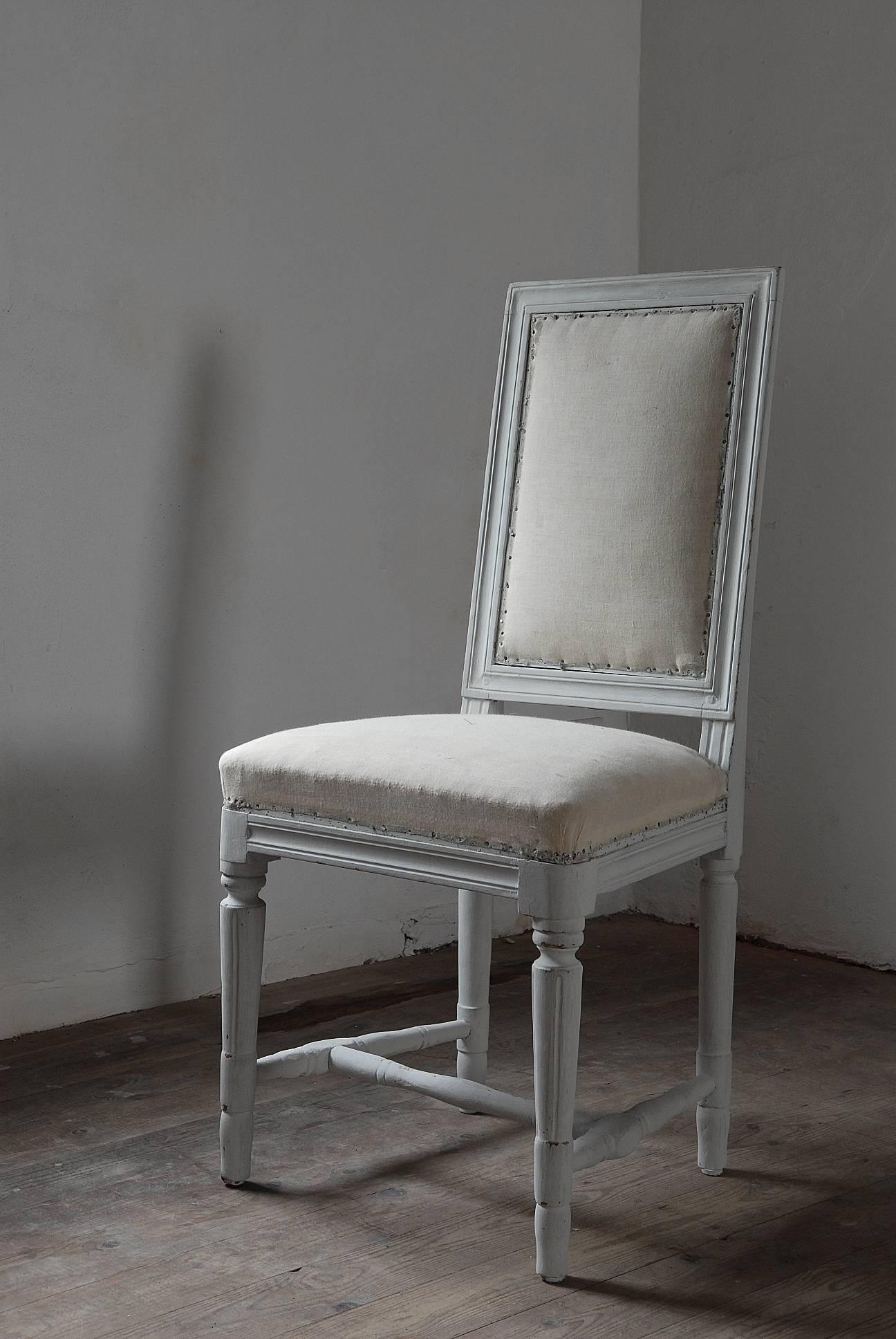 Set of Four Period Gustavian Dining Chairs 1