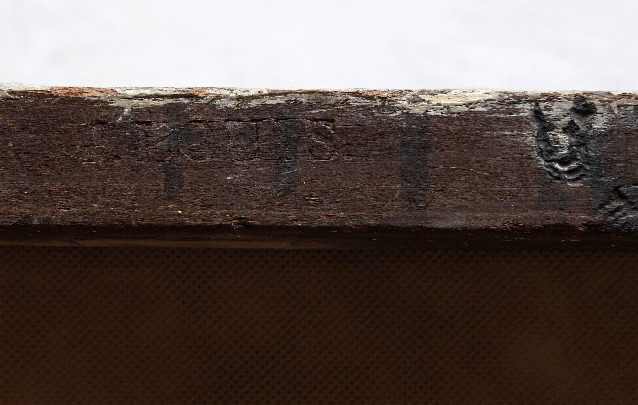Louis XVI Banquette in Original Paint, Signed with Royal Provenance, circa 1787 2