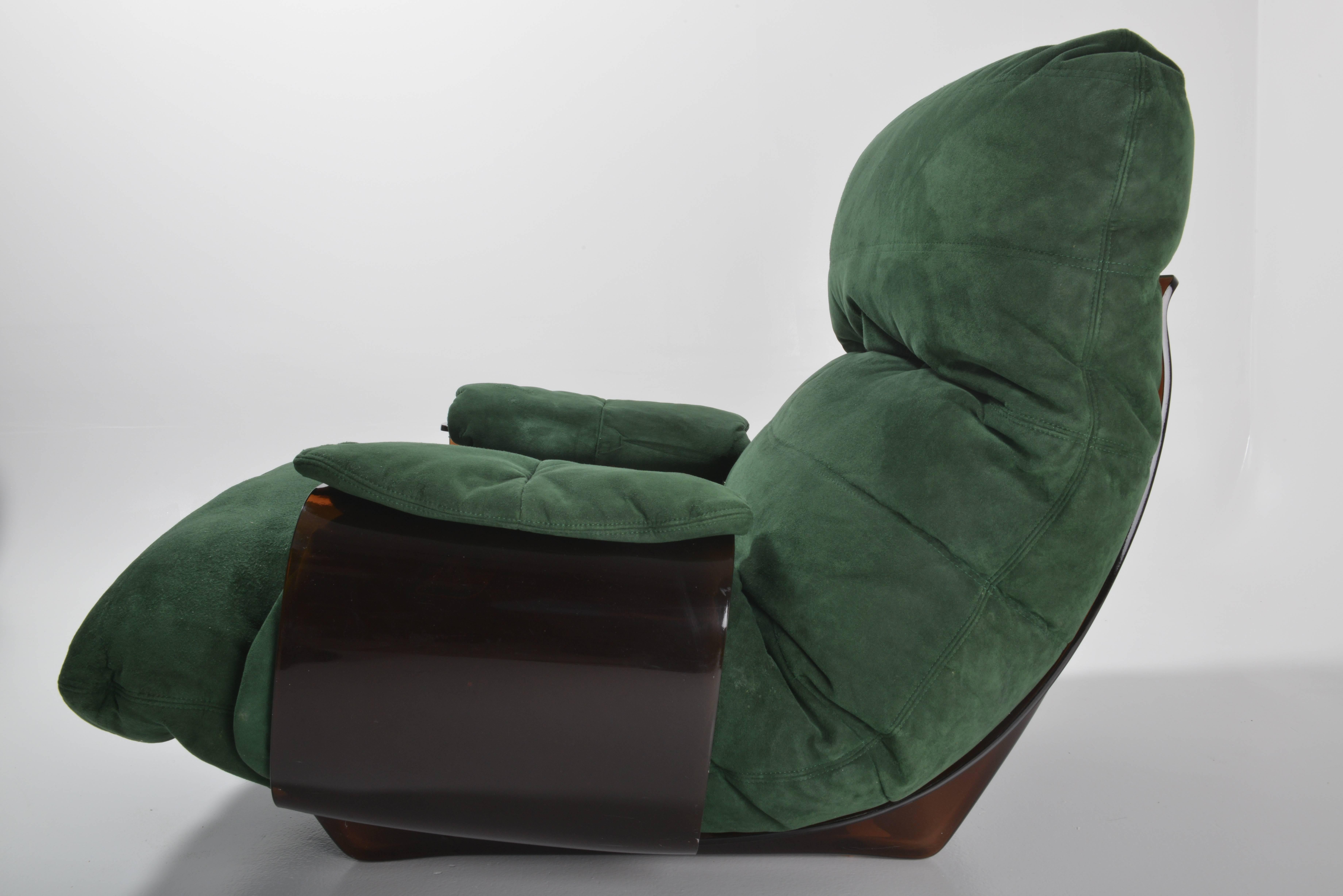 Green Buckskin Marsala Sofa by Ligne Roset In Good Condition In Sint-Kruis, BE