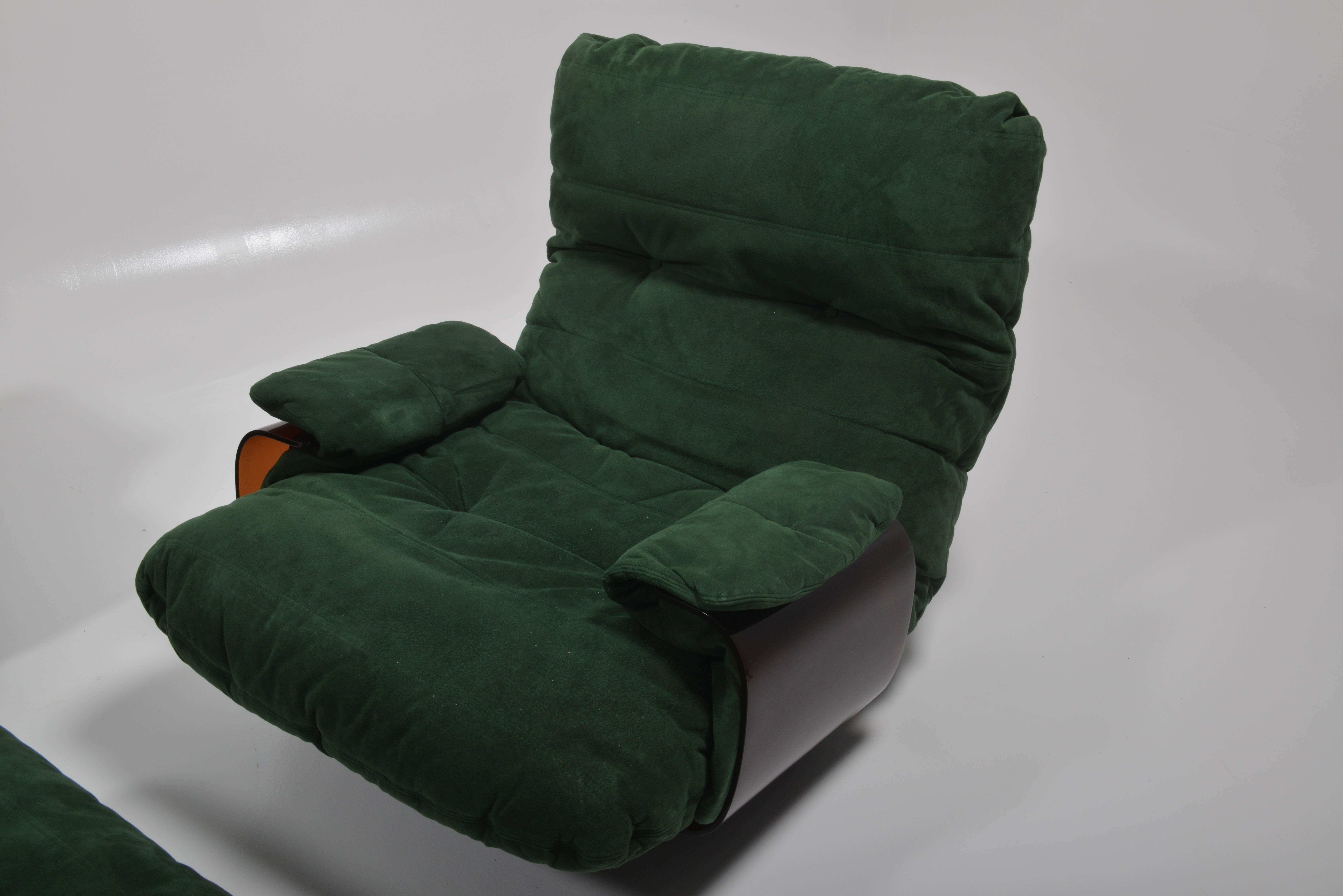 Green Buckskin Marsala Sofa by Ligne Roset 2