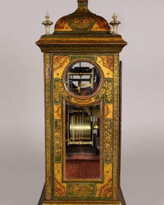 Rare 18th Century Lacquer Table Clock by London Maker William Kipling