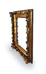 Mid-19th Century Gilt Classical Acanthus Looking Glass Mirror