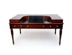 Early 19th Century Regency Mahogany Carlton House Desk, circa 1820