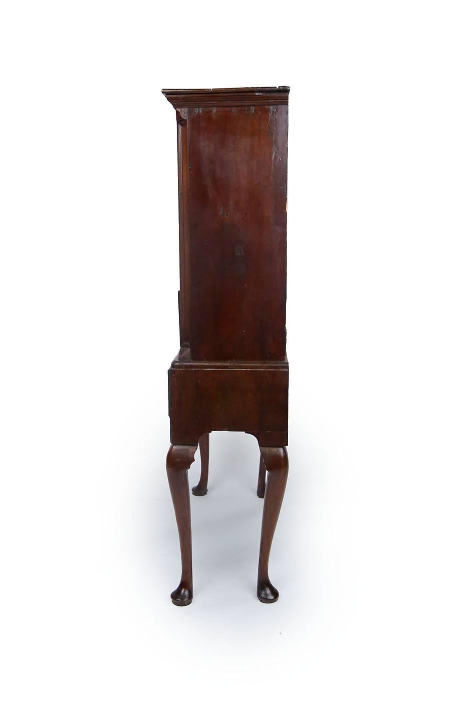 George I Diminutive Early 18th Century Georgian Walnut Highboy For Sale