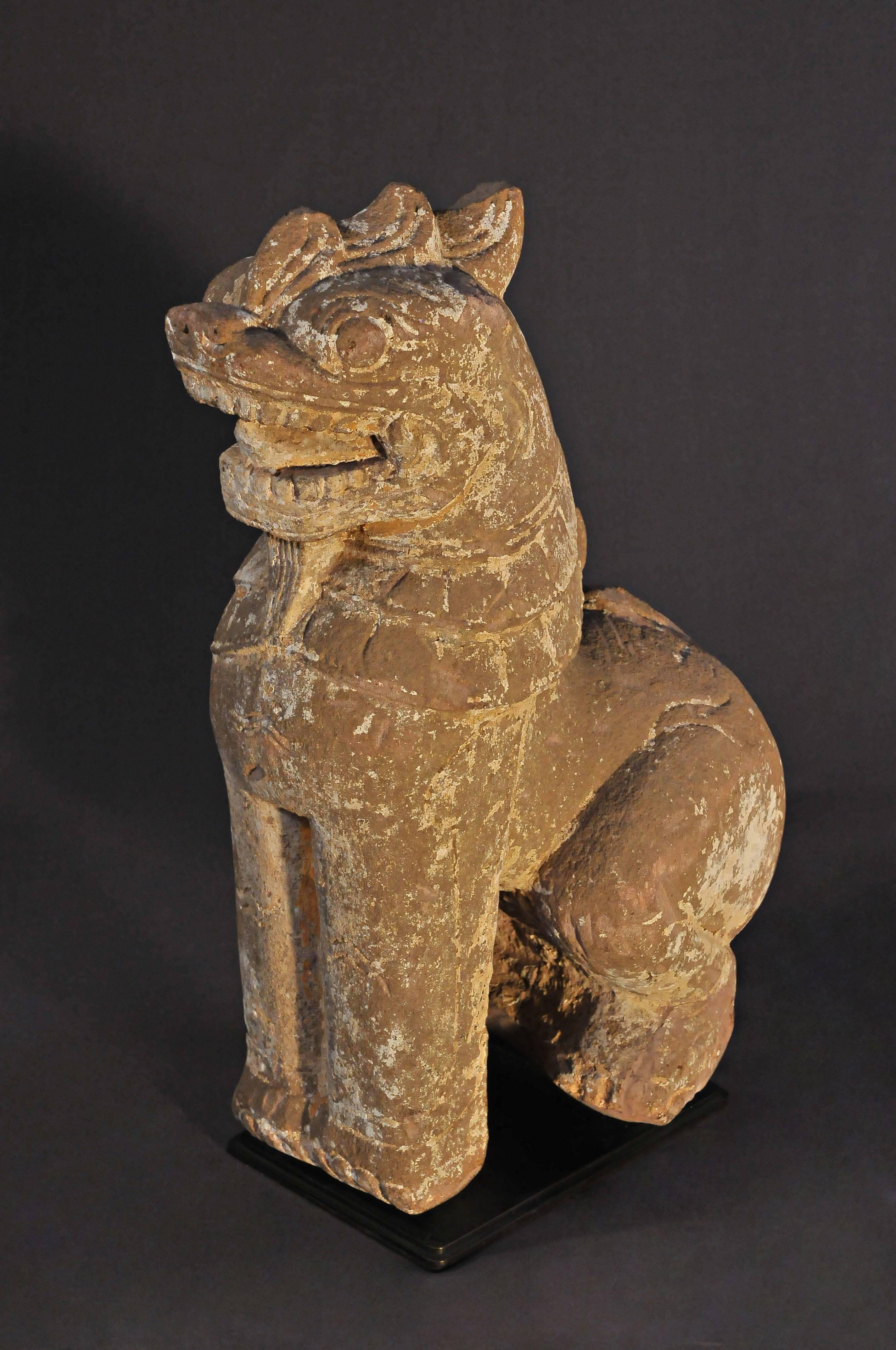 Other Late 14th Century, Stone Lion, Pagan Period, Art of Burma