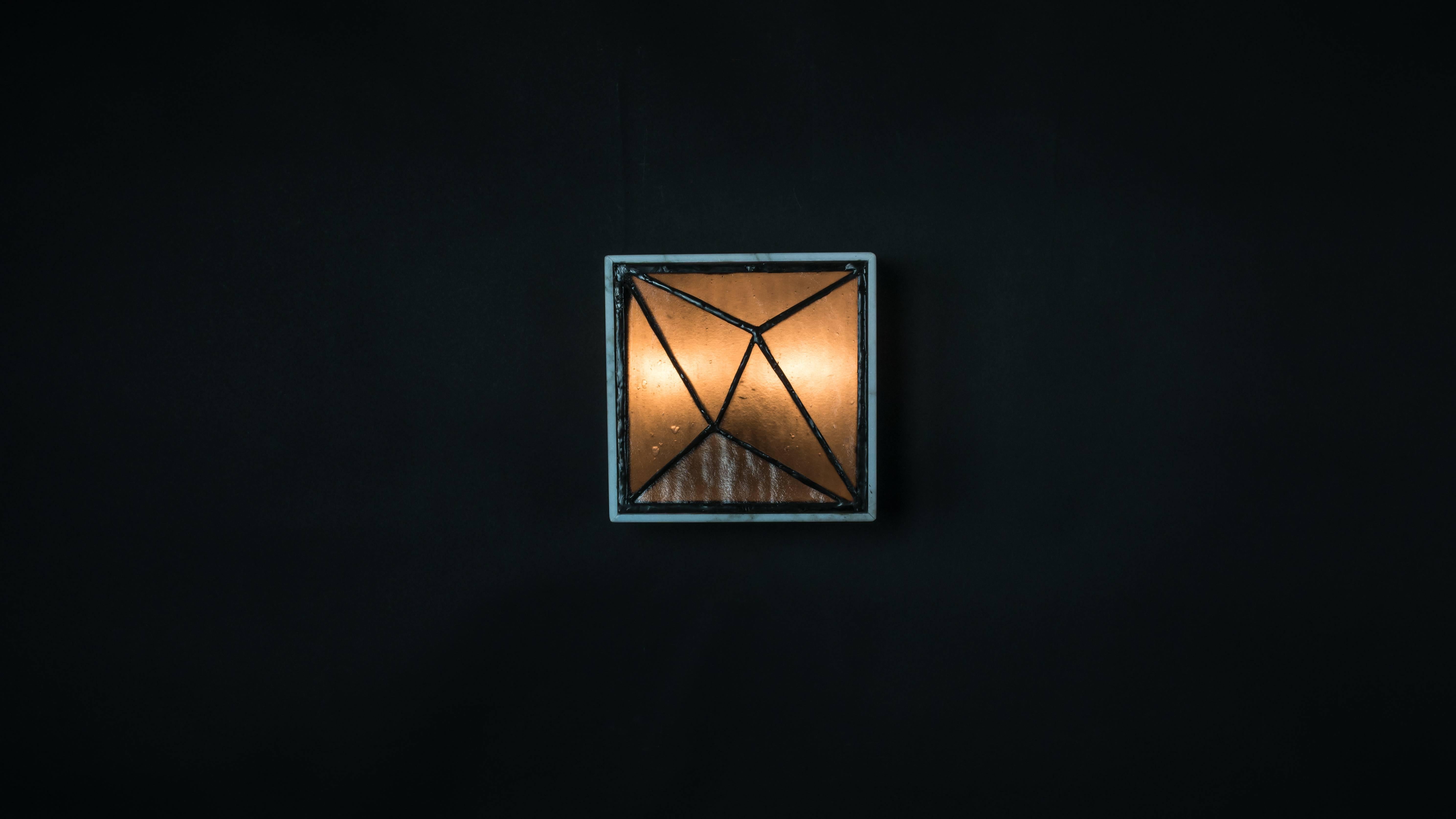 Gem_Stone V.3, Contemporary Wall Sconce in Glass and Marble by Kalin Asenov 1