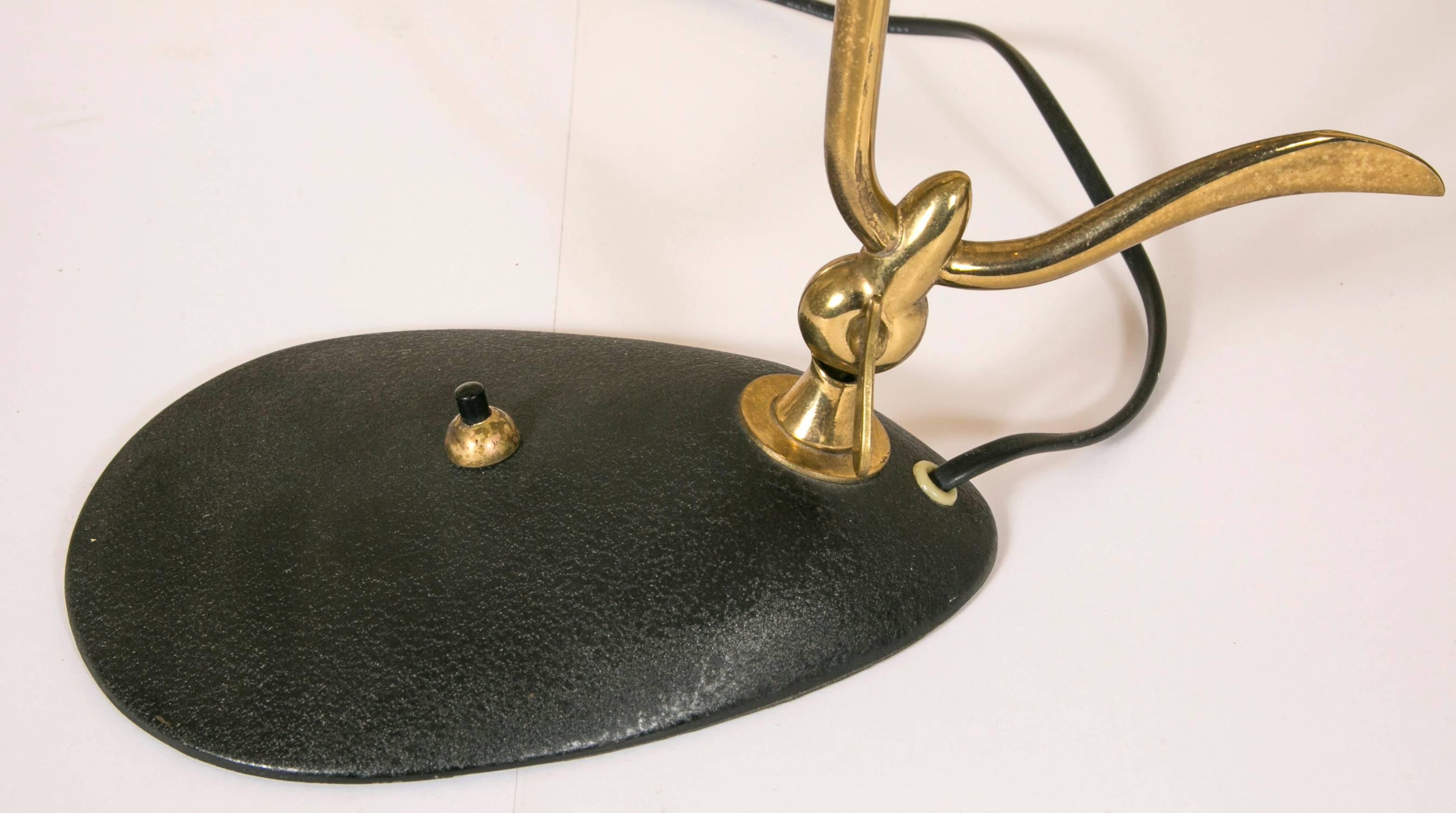 Mid-Century Modern Italian Mid-Century Metal Table Lamp