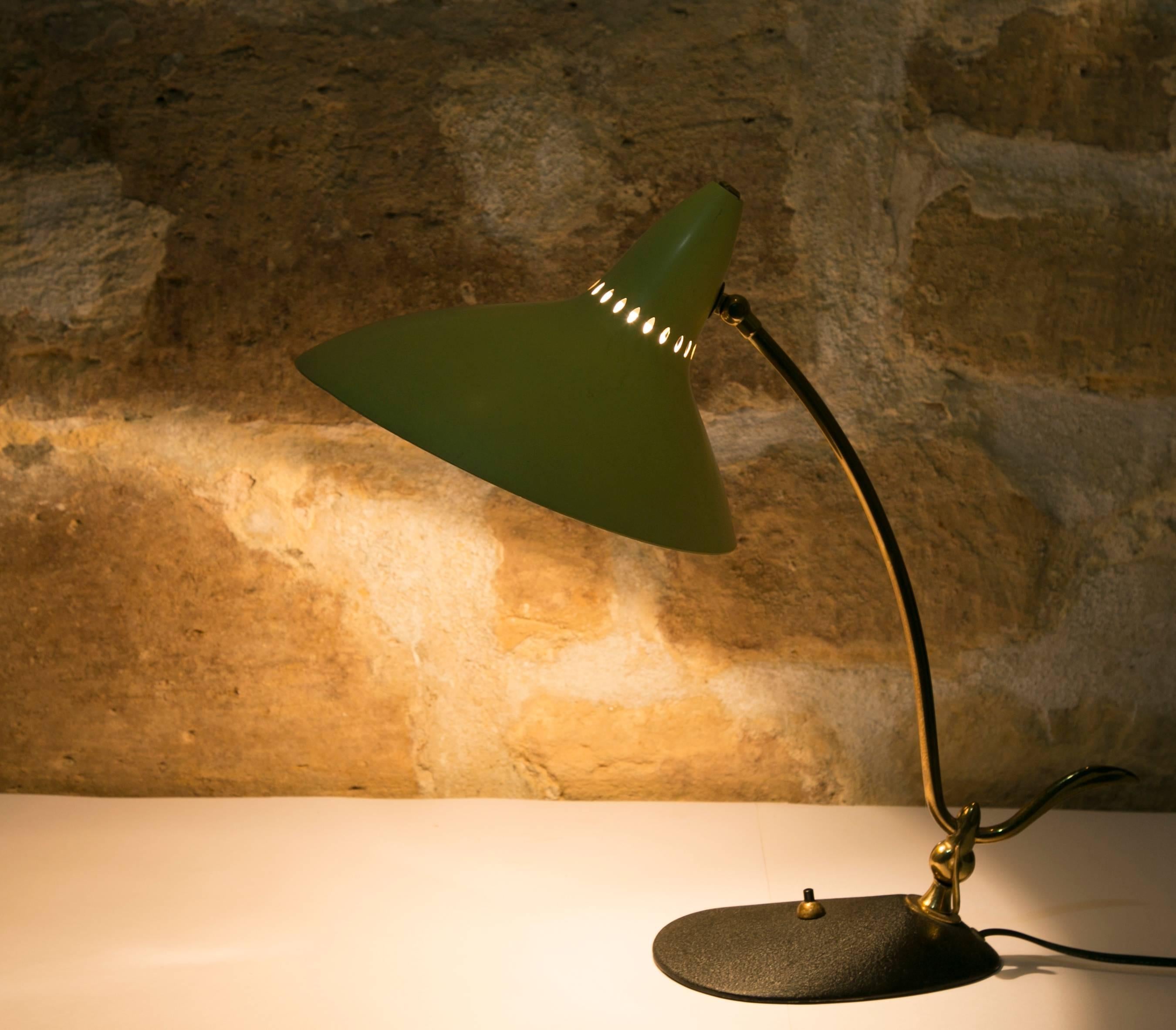 Mid-20th Century Italian Mid-Century Metal Table Lamp