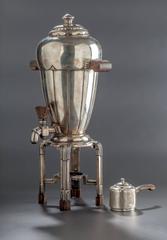 Silber Samovar im Art déco-Stil