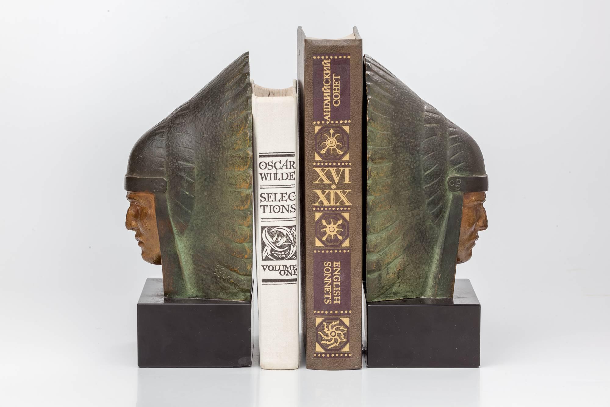 French Art Deco Bookends by George Garreau In Good Condition In Paris, FR