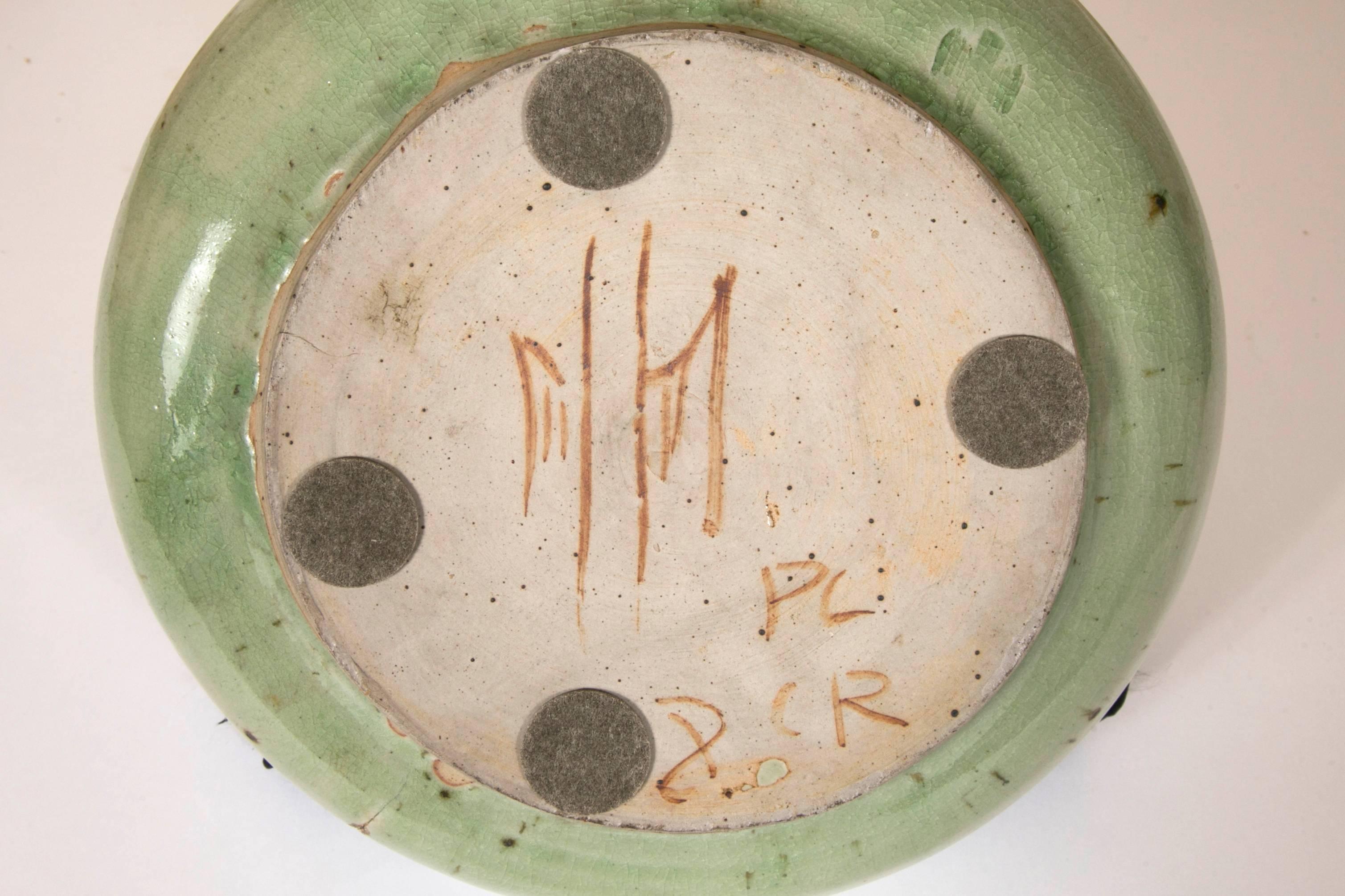 Keramikvase aus der Mitte des Jahrhunderts (Moderne der Mitte des Jahrhunderts) im Angebot