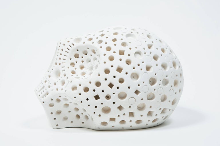 White Terracotta Sculpture by Alexandre Ney   In Excellent Condition For Sale In Paris, FR