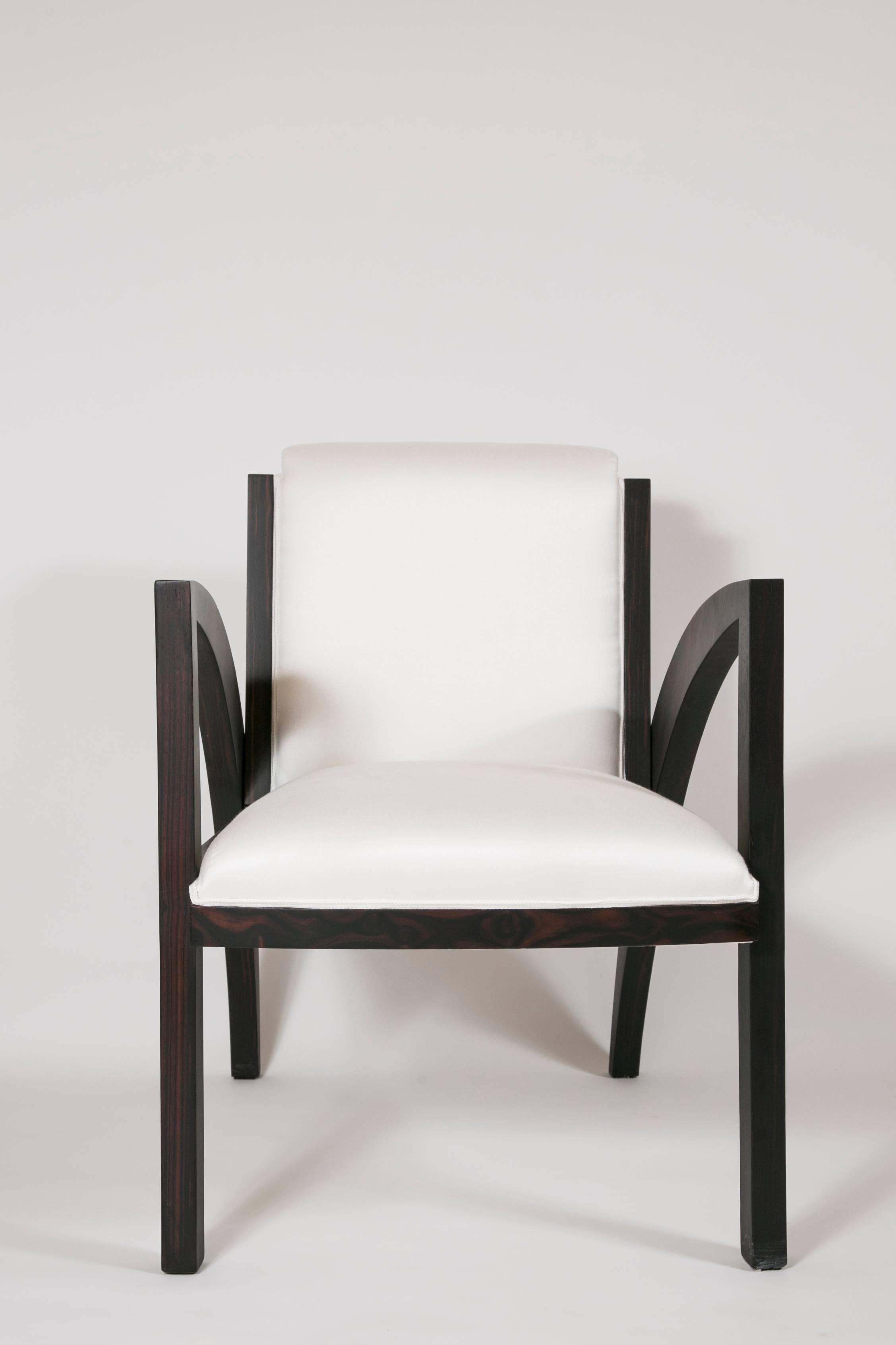 French Art Deco Special Limited Edition Armchair For Sale