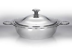 Pair of French Silver Plated Christofle Vegetable Dishes and Covers