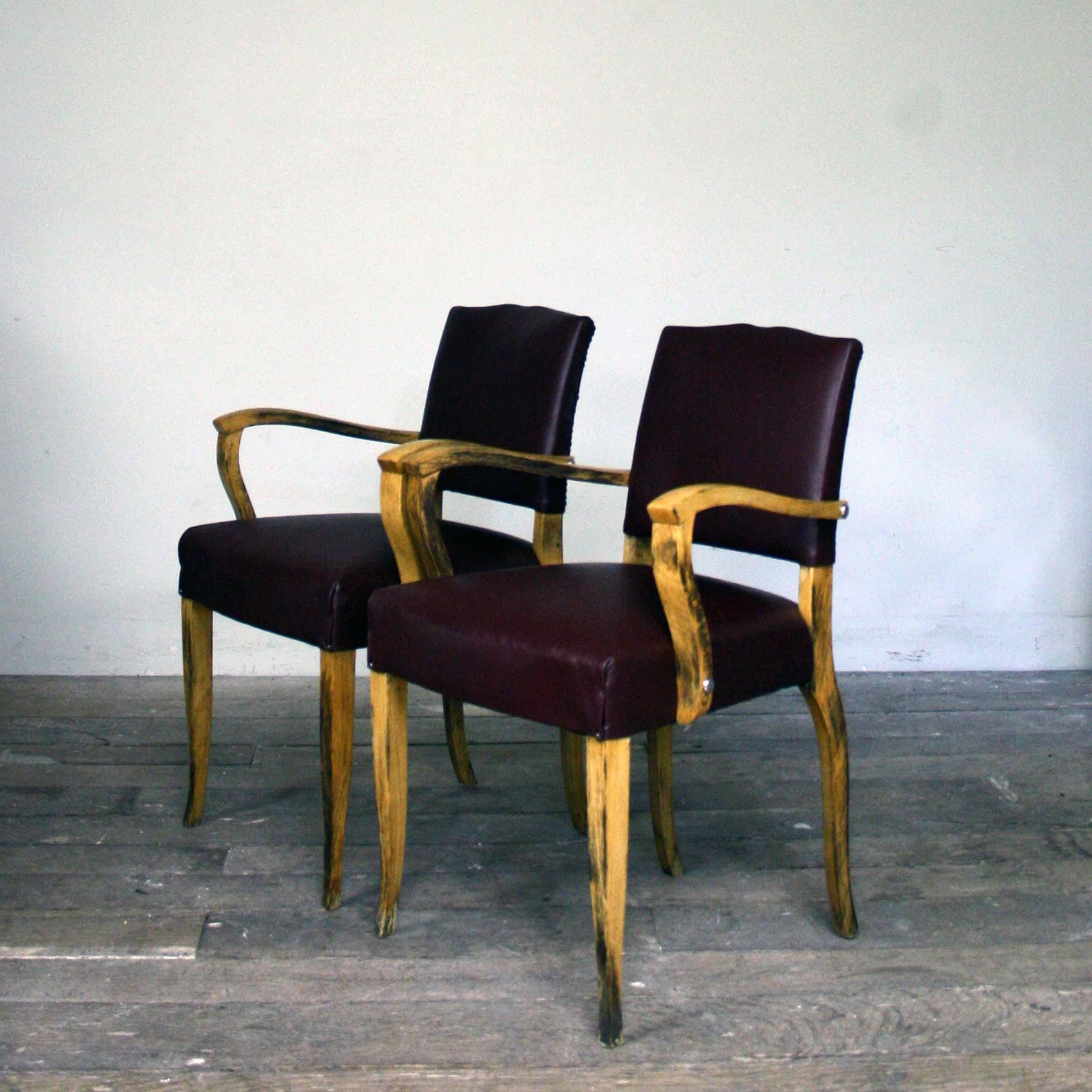 1930s Moustache Back Bridge Chairs In Excellent Condition In Bagshot, GB