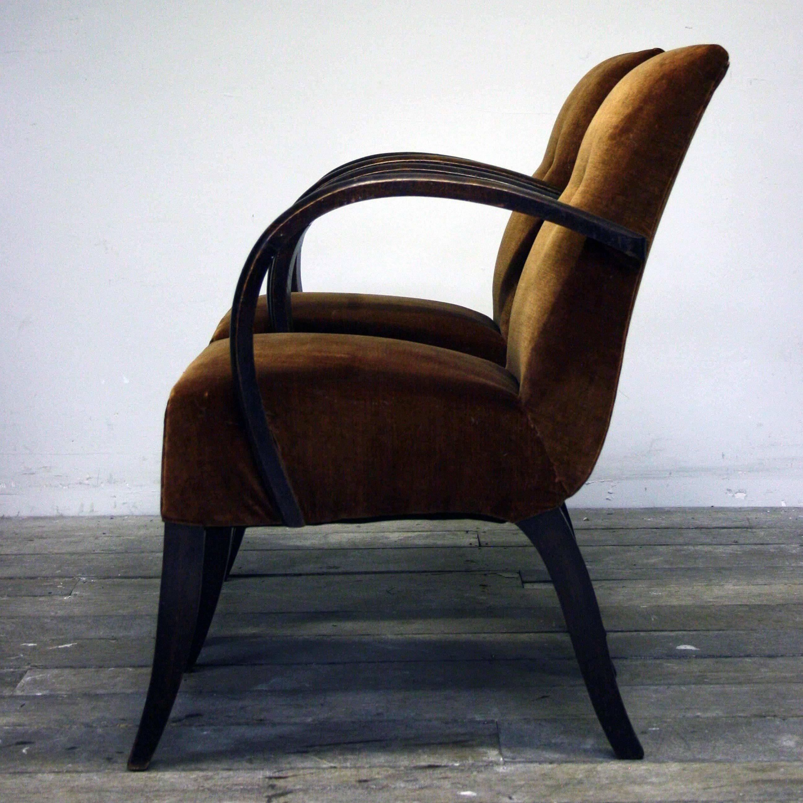 Art Deco 1940s Bridge Chairs