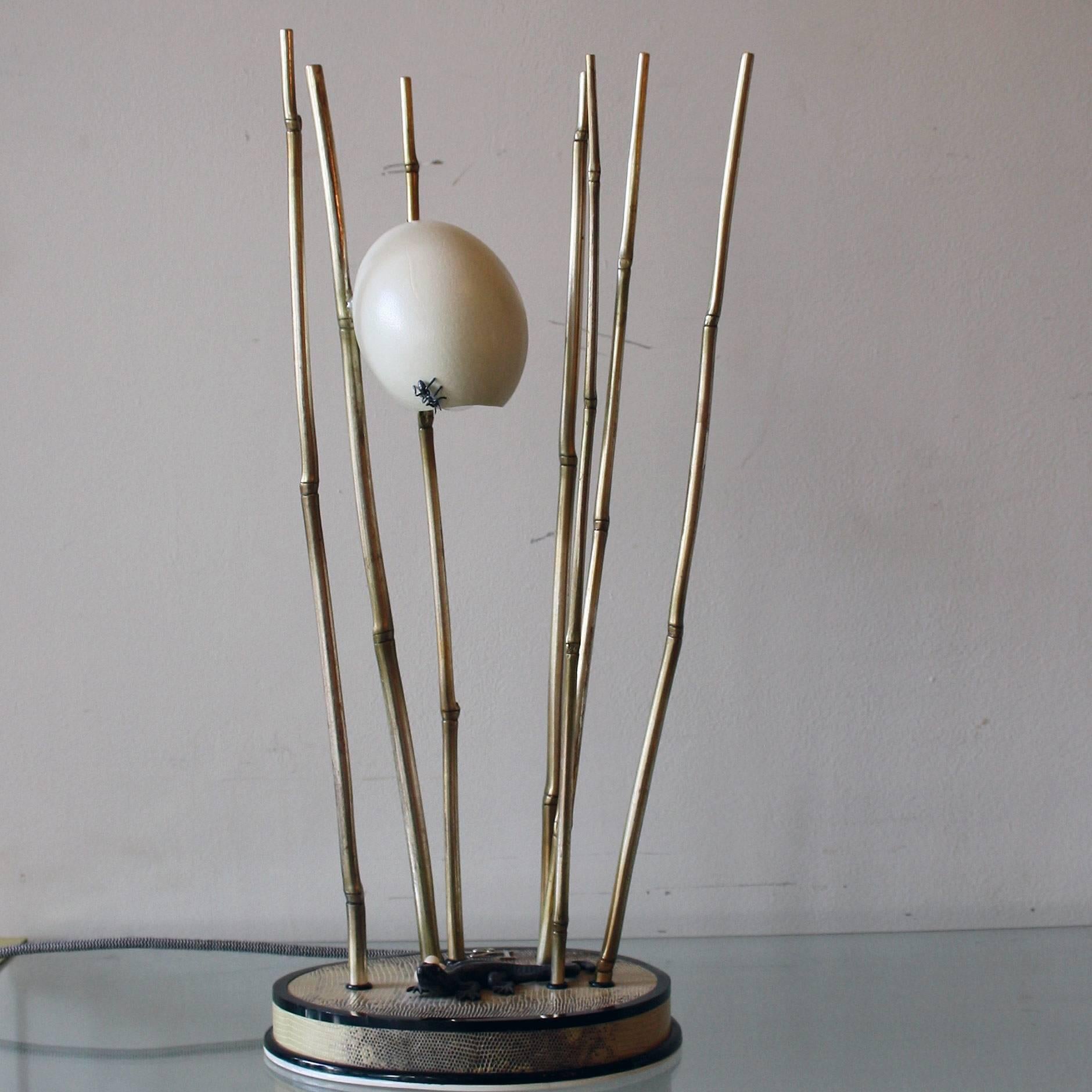 Rhea Egg Lamp by Glyn Lockett In Excellent Condition For Sale In Bagshot, GB