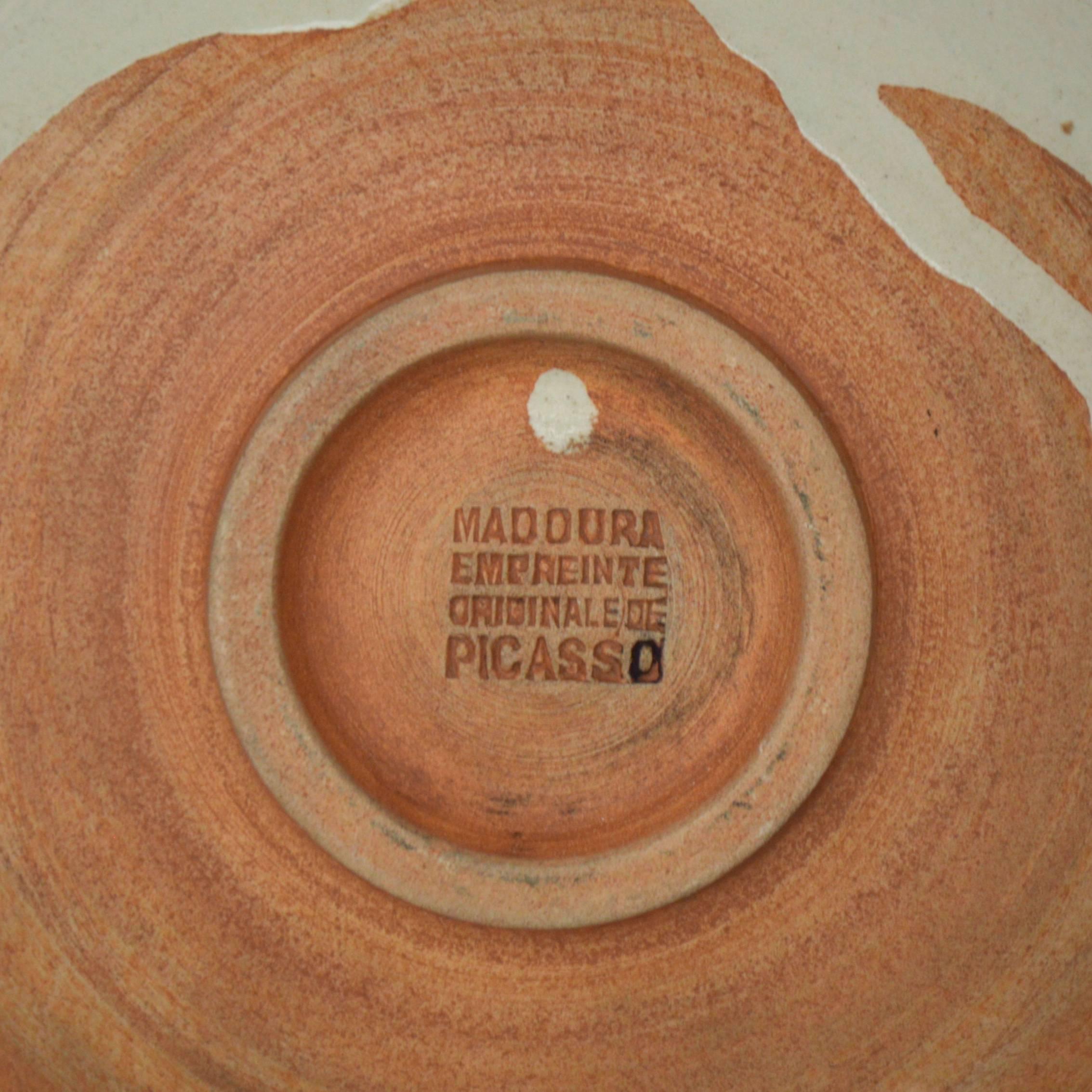 Pablo Picasso Madoura Ceramic Bowl Picador, 1954 (Französisch) im Angebot