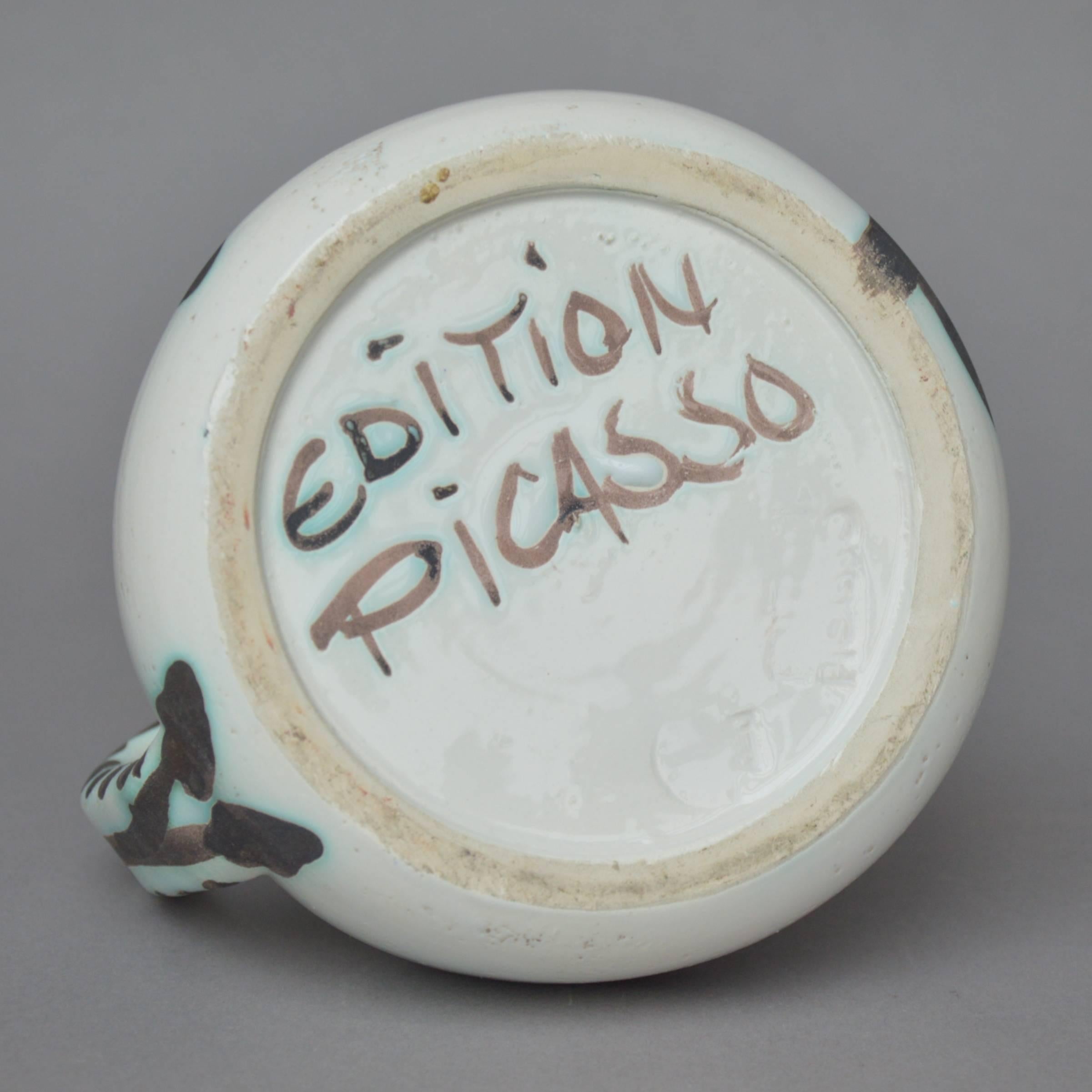 Mid-20th Century Pablo Picasso Madoura Ceramic Pitcher Heads, 1956