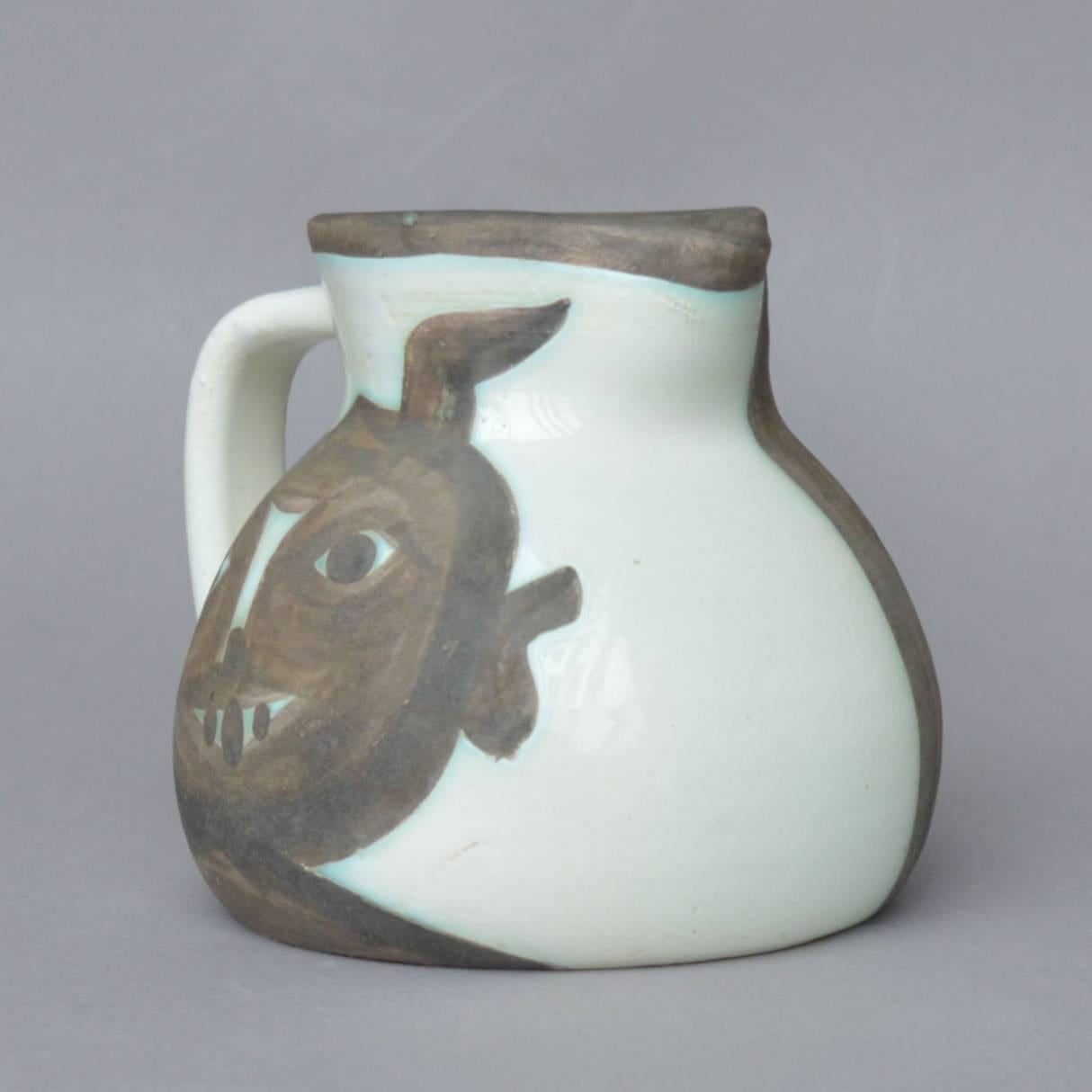 Pablo Picasso turned ceramic pitcher heads (